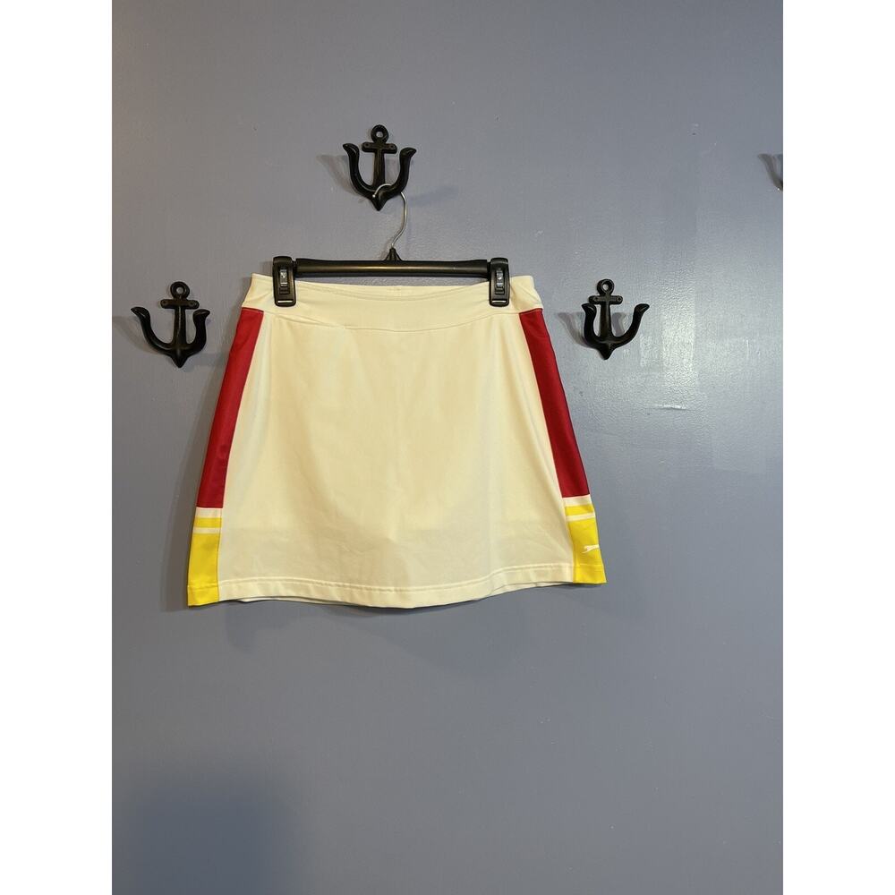 Slazenger Tennis Skirt/Skort White with Side Stripes Size Small